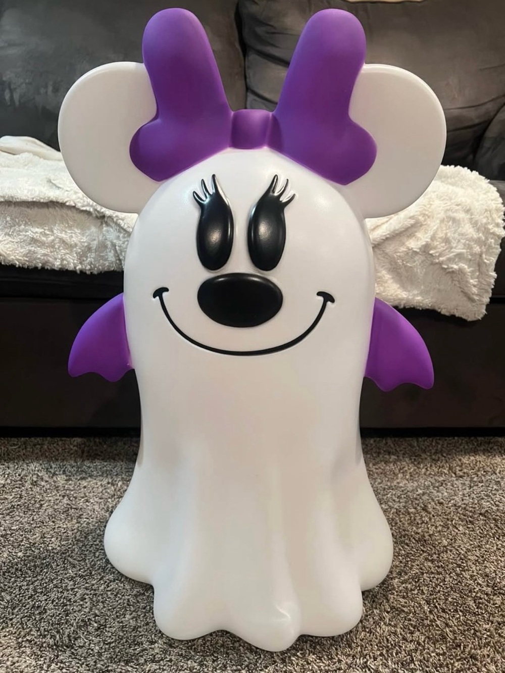 Disney Ghost Minnie Light Up Blow Mold